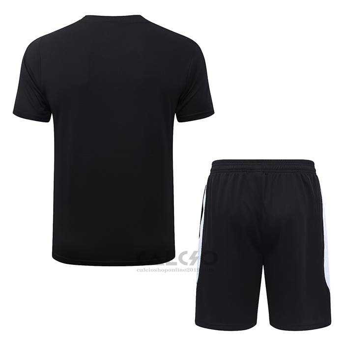 Tuta da Track Paris Saint-Germain Manica Corta 2026-2027 Nero - Pantaloncini